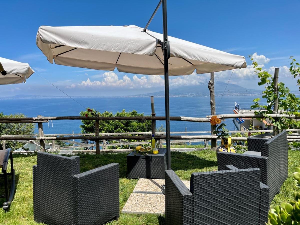 La Badia Montechiaro - Breathtaking View Of Sorrento Coast Villa Vico Equense Exterior photo
