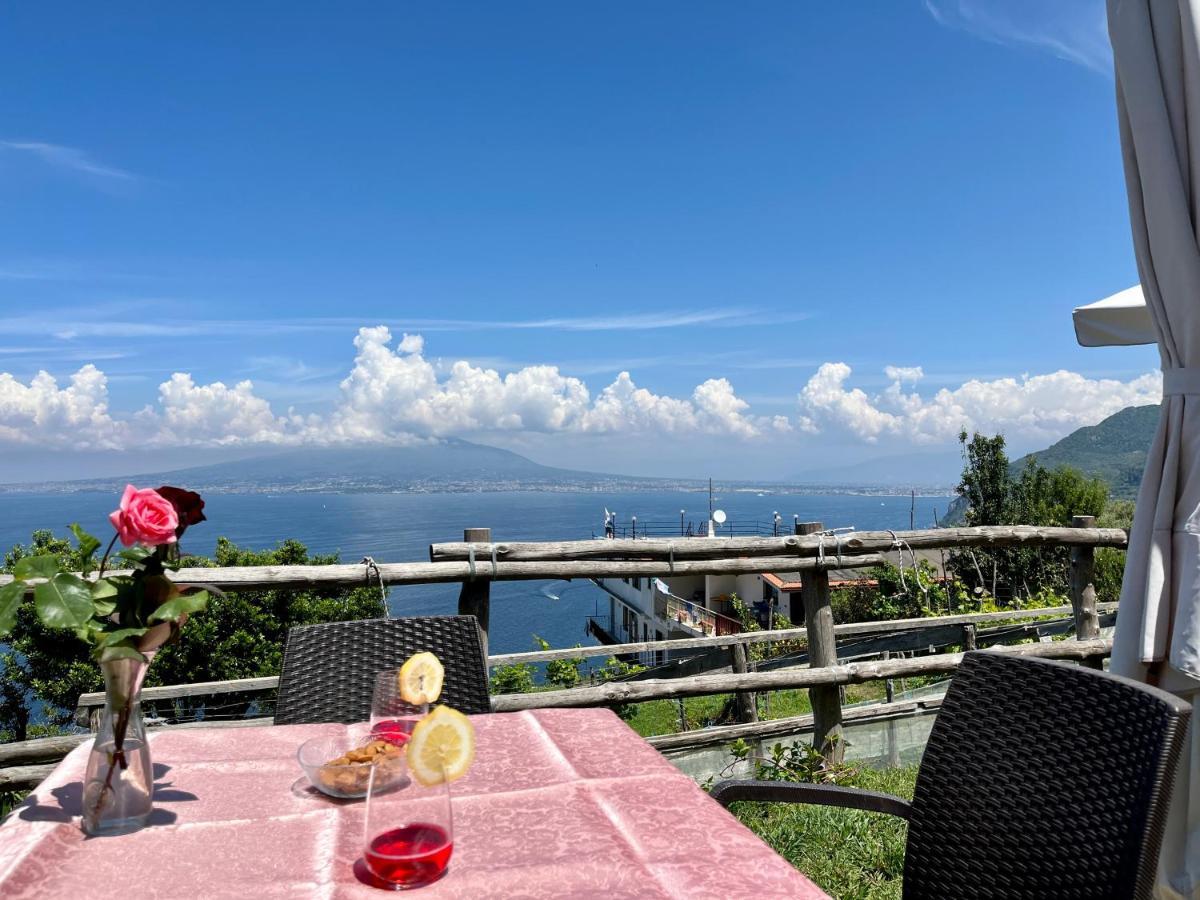La Badia Montechiaro - Breathtaking View Of Sorrento Coast Villa Vico Equense Exterior photo
