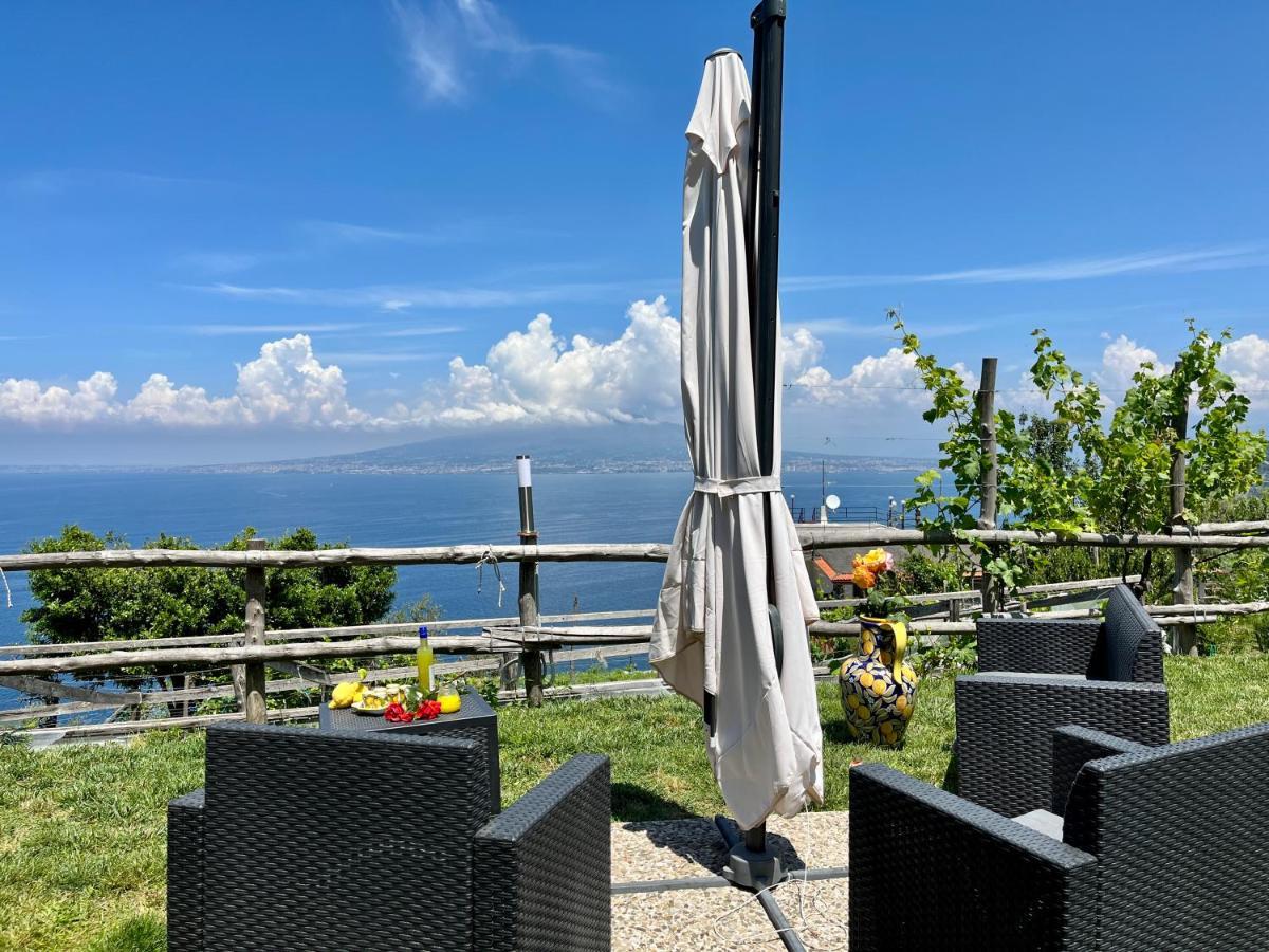 La Badia Montechiaro - Breathtaking View Of Sorrento Coast Villa Vico Equense Exterior photo