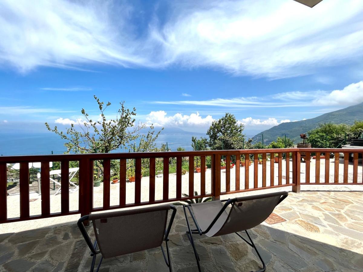 La Badia Montechiaro - Breathtaking View Of Sorrento Coast Villa Vico Equense Exterior photo