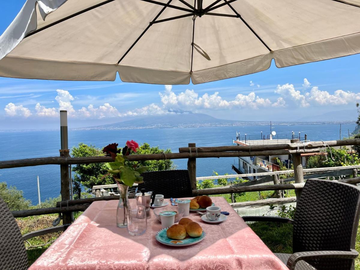 La Badia Montechiaro - Breathtaking View Of Sorrento Coast Villa Vico Equense Exterior photo